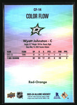 Wyatt Johnston 2023-24 Upper Deck Allure Color Flow Red-Orange #CF-14