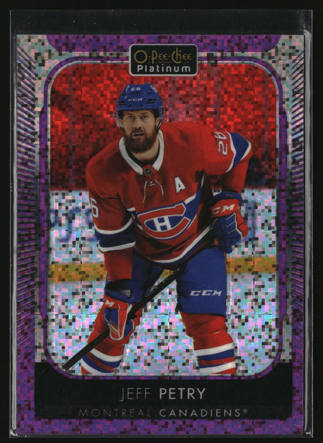 Jeff Petry 2021-22 O-Pee-Chee Platinum Violet-Pixels #53 #/299