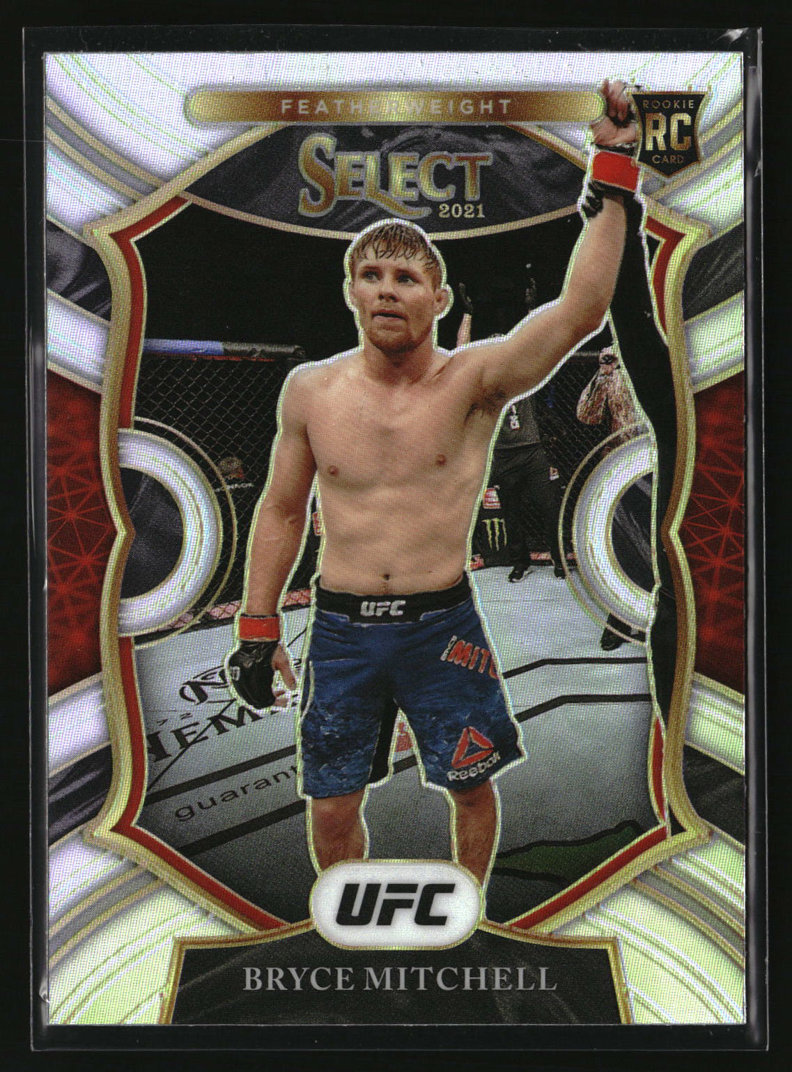 Bryce Mitchell 2021 Panini Select UFC Silver Prizms #81