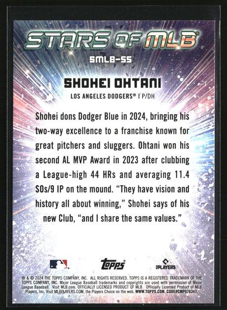 Shohei Ohtani 2024 Topps Stars of MLB #SMLB-55
