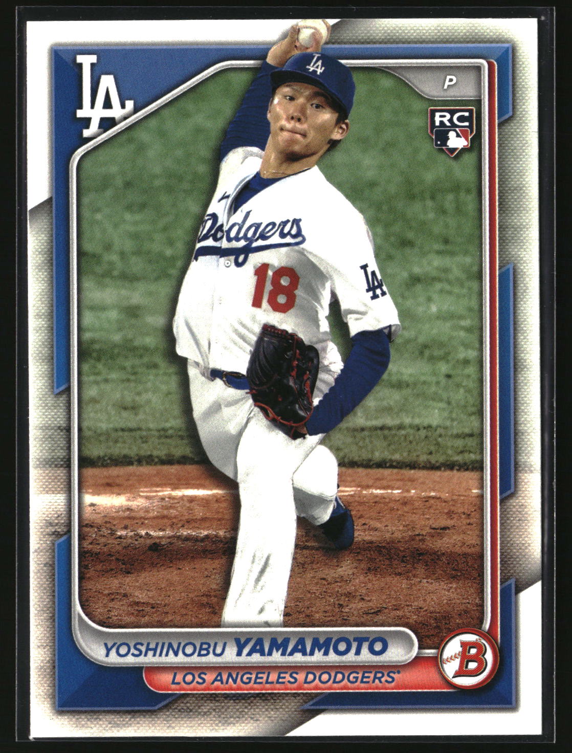 Yoshinobu Yamamoto 2024 Bowman #36