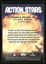 Ronald Acuña Jr. 2023 Topps Update Action Stars Blue #AS-5