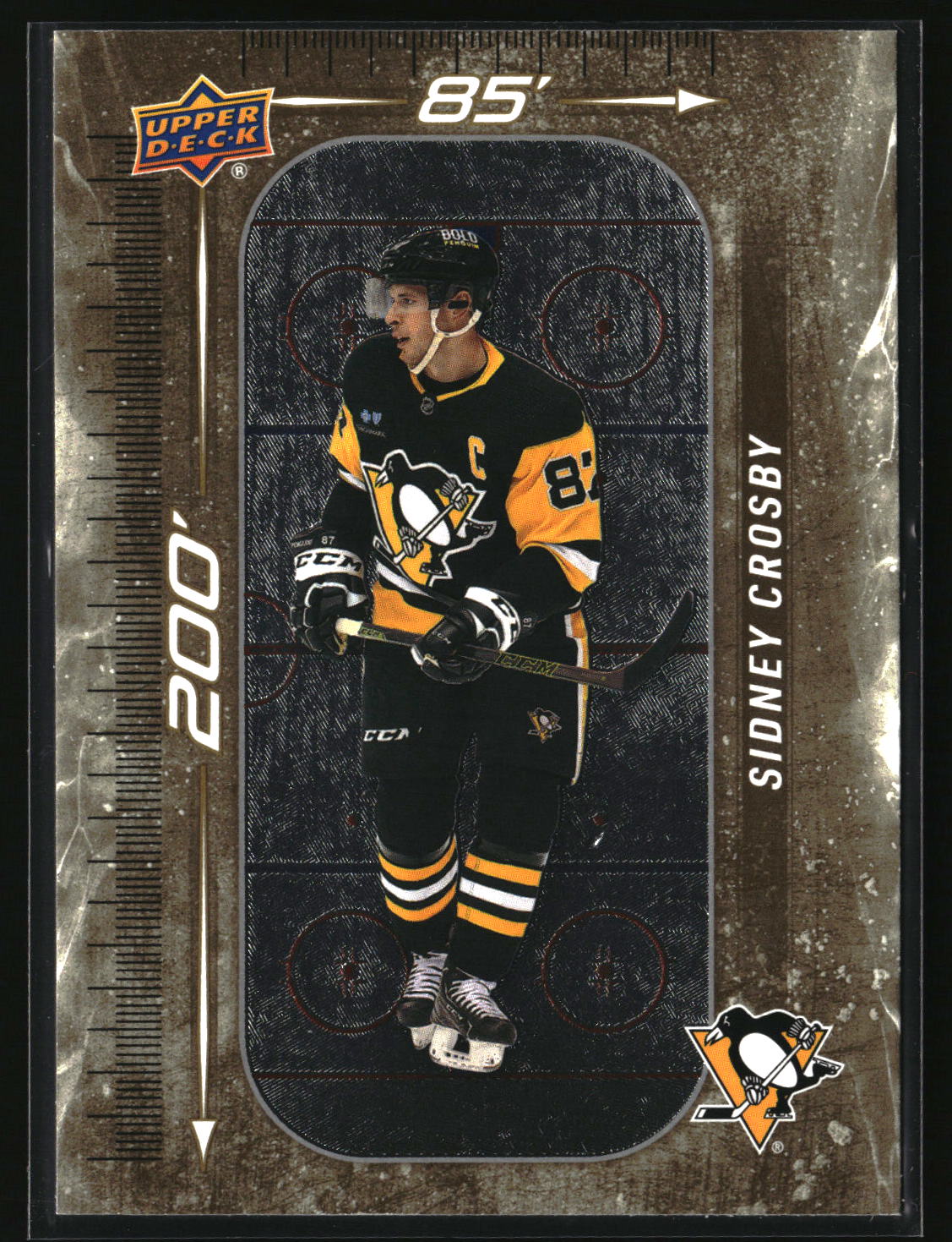 Sidney Crosby 2023-24 Upper Deck 200' x 85' Gold #DM-72