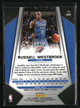 Russell Westbrook 2017-18 Panini Prizm Prizms Silver #261