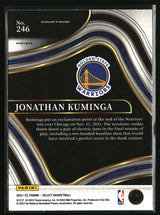 Jonathan Kuminga 2021-22 Panini Select Orange Flash Prizms #246