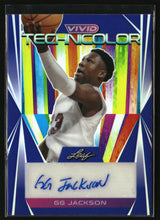 GG Jackson 2022-23 Leaf Vivid Technicolor Autographs Navy Blue #T-GGJ #/30