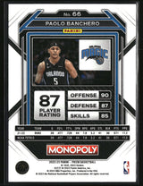 Paolo Banchero 2022-23 Panini Prizm Monopoly #66