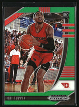 Obi Toppin 2020 Panini Prizm Draft Picks Collegiate Green #47