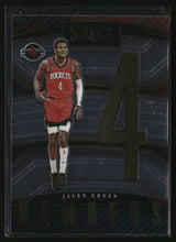 Jalen Green 2022-23 Panini Select Select Numbers #24