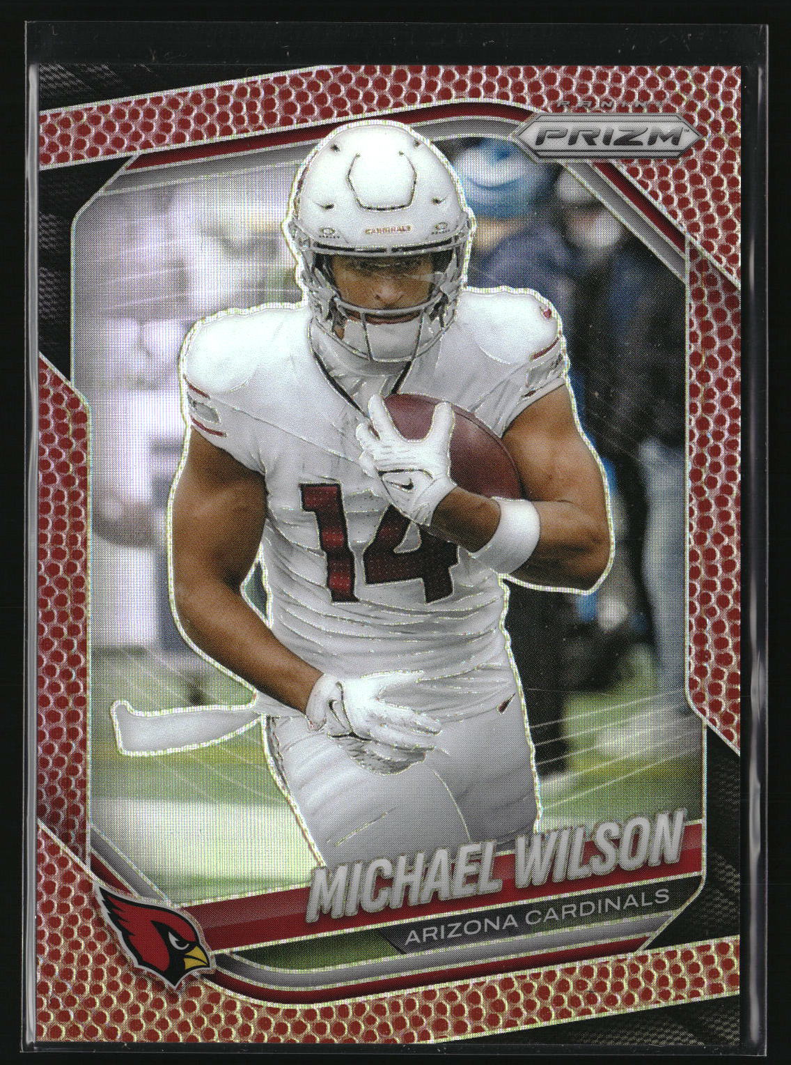 Michael Wilson 2025 Panini Prizm Pigskin #145 #/180