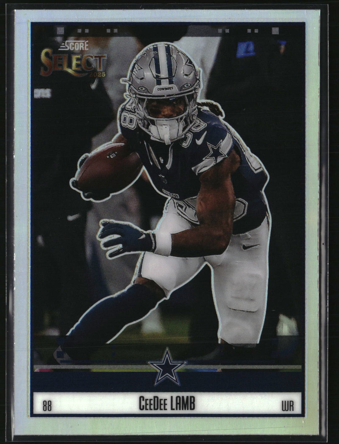 CeeDee Lamb 2025 Panini Select Score Select Throwback Prizm #1