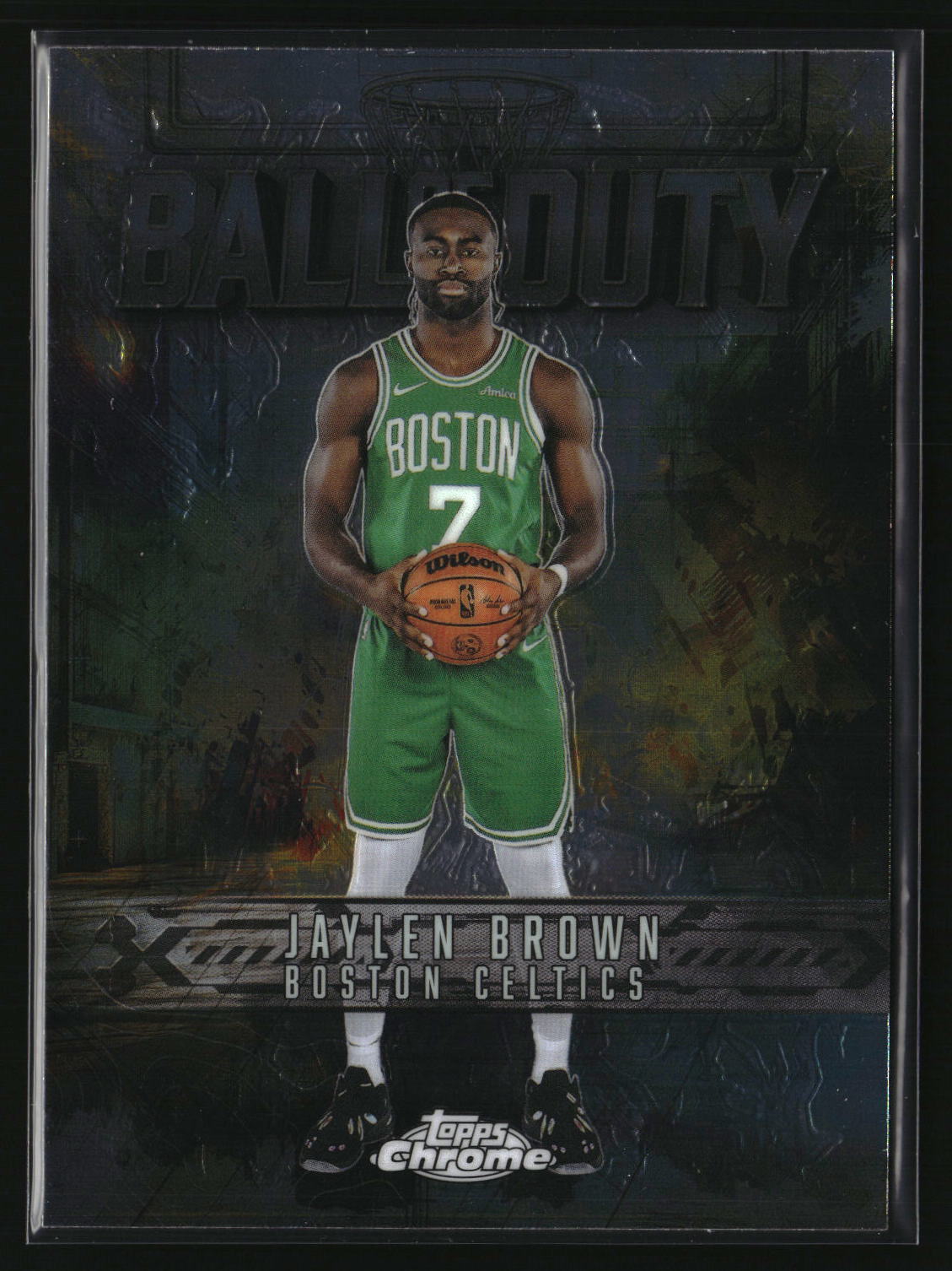 Jaylen Brown 2025-26 Topps Chrome Ball of Duty #BD-5