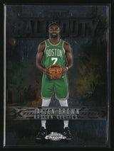 Jaylen Brown 2025-26 Topps Chrome Ball of Duty #BD-5