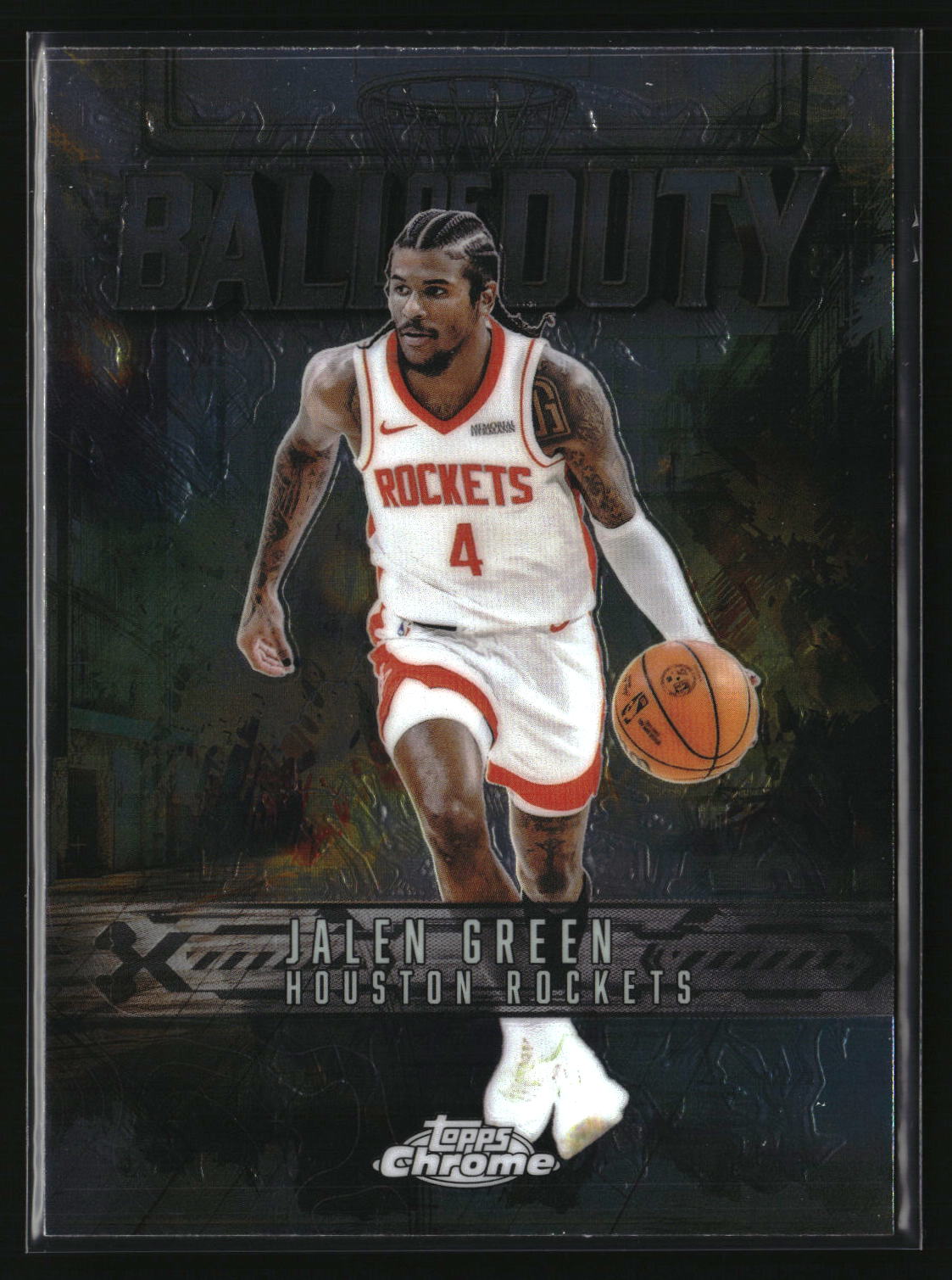 Jalen Green 2025-26 Topps Chrome Ball of Duty #BD-8