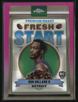 Ron Holland II 2024-25 Topps Chrome Fresh Start Pink Refractor #FS-4