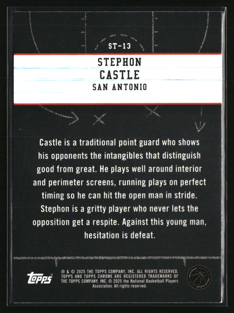 Stephon Castle 2024-25 Topps Chrome Show and Tell #ST-13