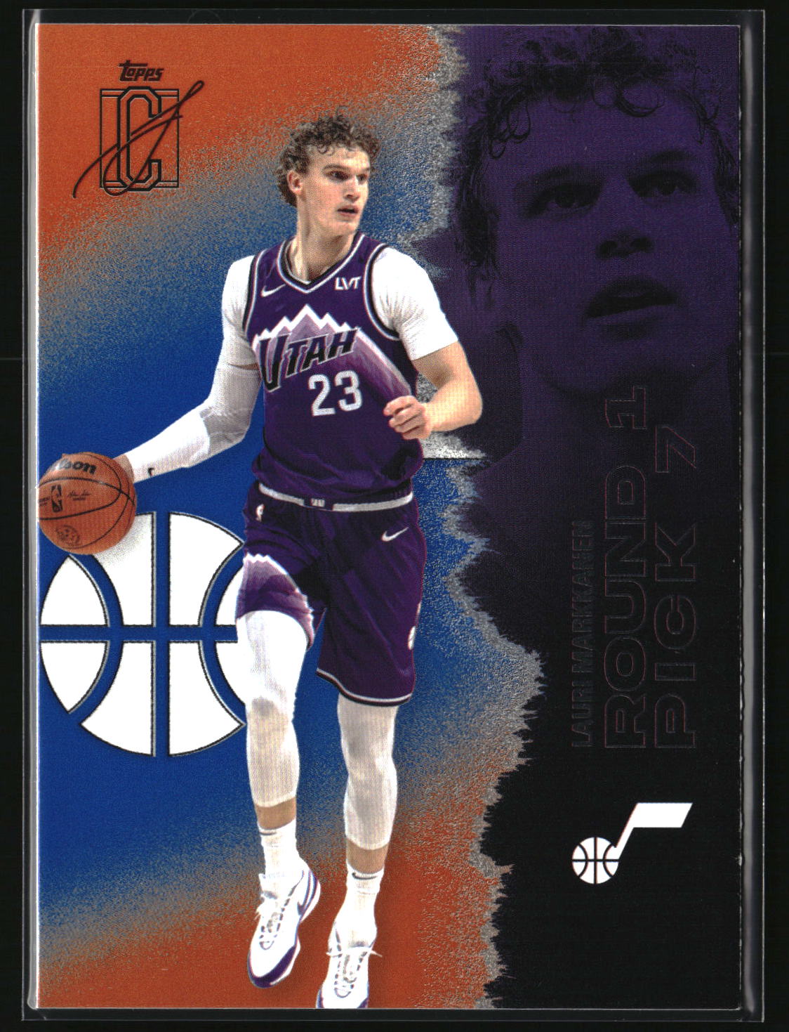 Lauri Markkanen 2025-26 Topps Signature Class Blue & Orange #24