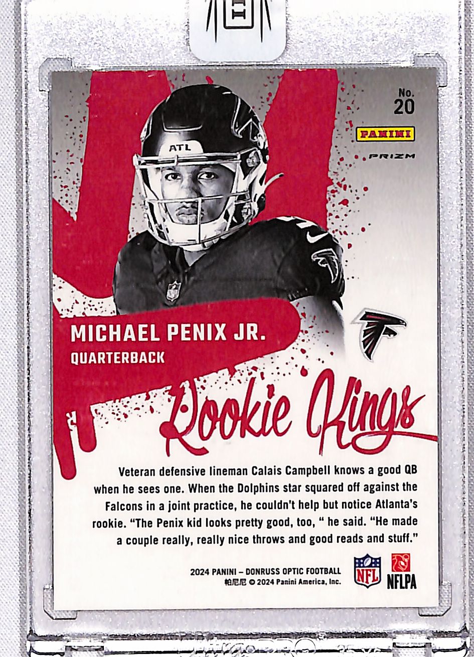 Michael Penix Jr. 2024 Donruss Optic Rookie Kings #20