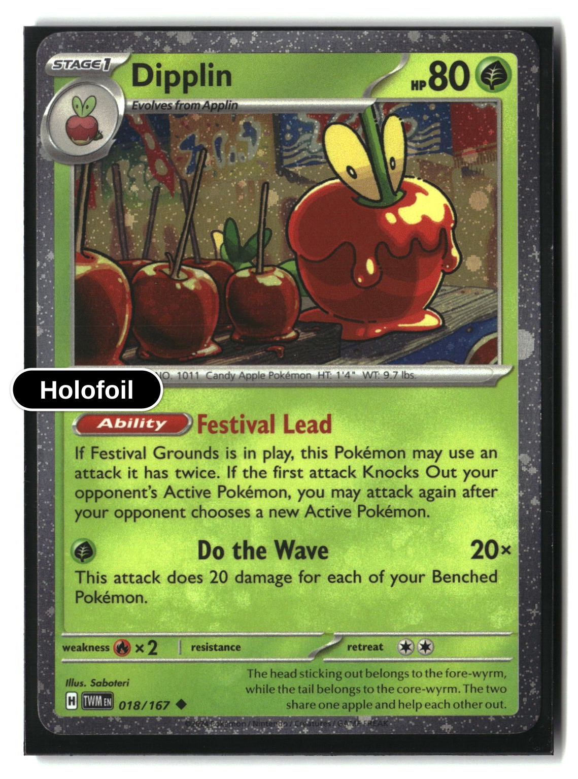 Dipplin - 018/167 (Cosmos Holo)
