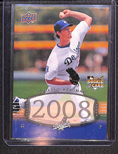 Load image into Gallery viewer, Clayton Kershaw 2008 Upper Deck Timeline 04 UD Timeless Team Design Silver #304
