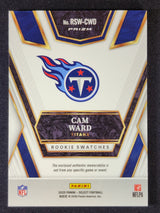 Cam Ward 2025 Panini Select Rookie Swatches Red Prizm #RSW-CWD