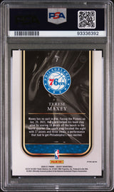 Tyrese Maxey 2020-21 Panini Select Rookie Selections Silver #7 PSA 8