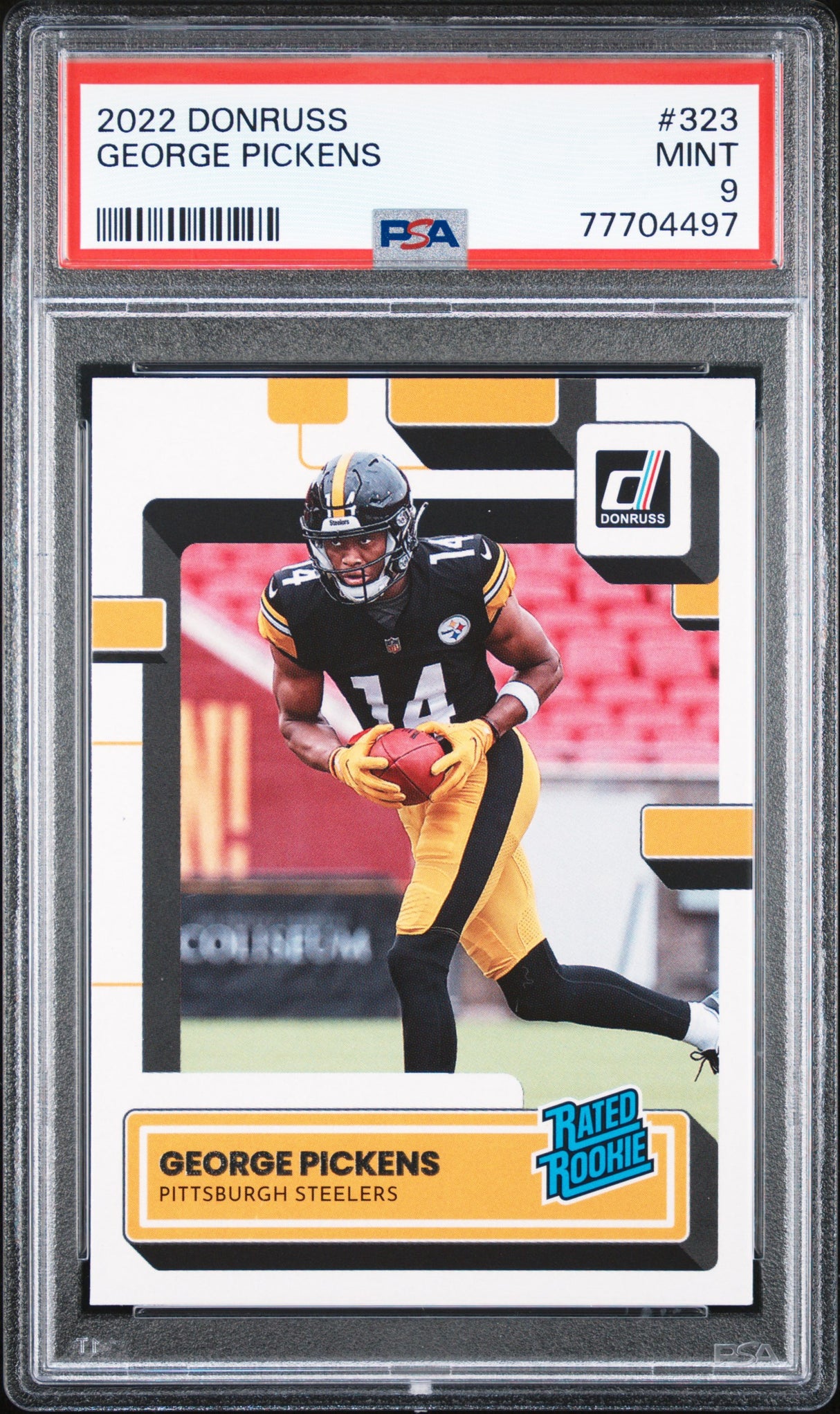 George Pickens 2022 Donruss #323 PSA 9