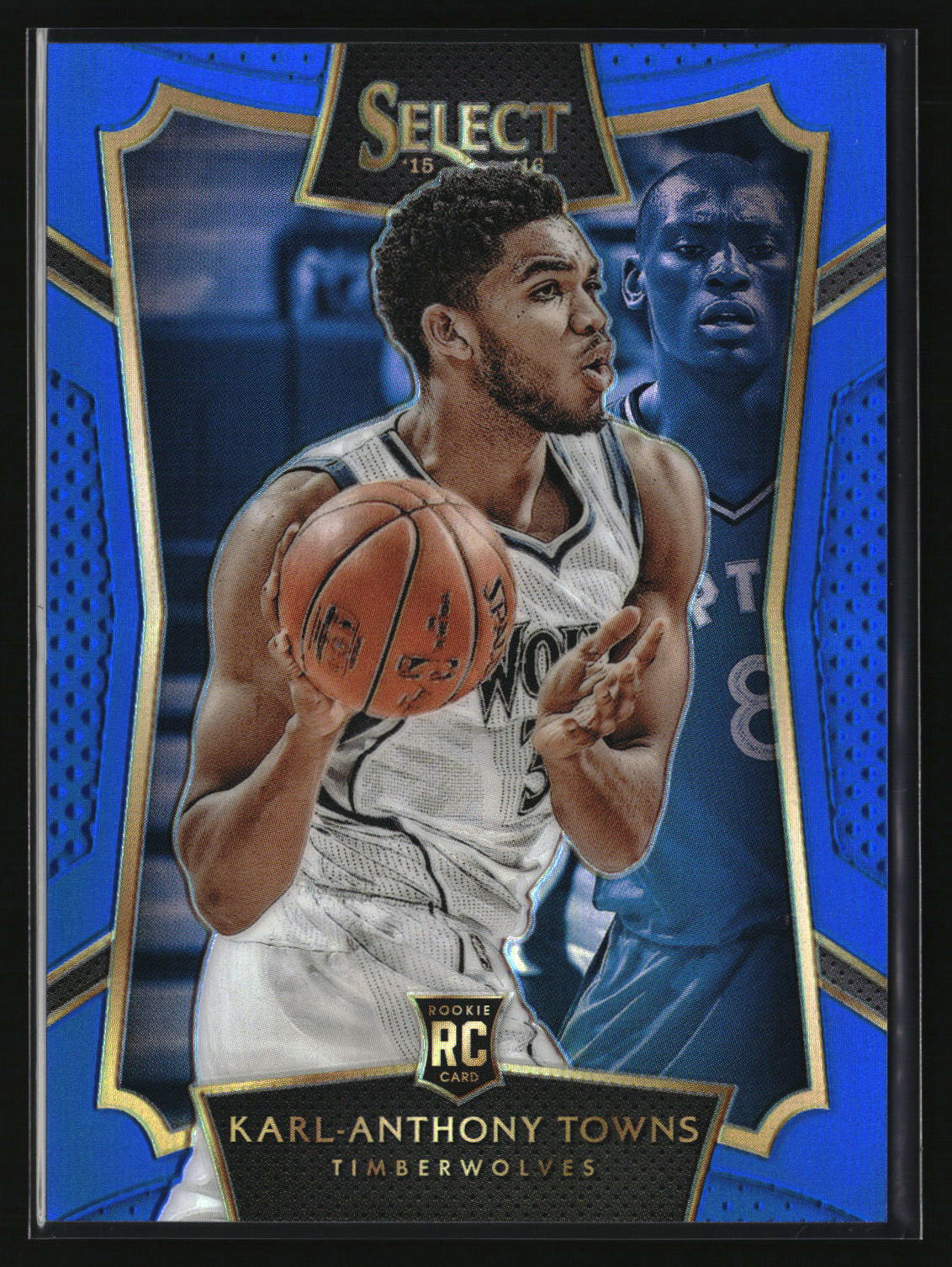 Karl-Anthony Towns 2015-16 Panini Select Blue Prizms #16 #/249
