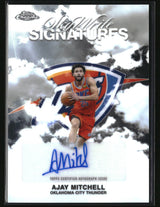 Ajay Mitchell 2025-26 Topps Chrome Sky Write Signatures #SWS-AM