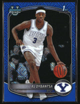 AJ Dybantsa 2025-26 Bowman Chrome Prospects Blue Mojo Refractor #BCP-1 #/150