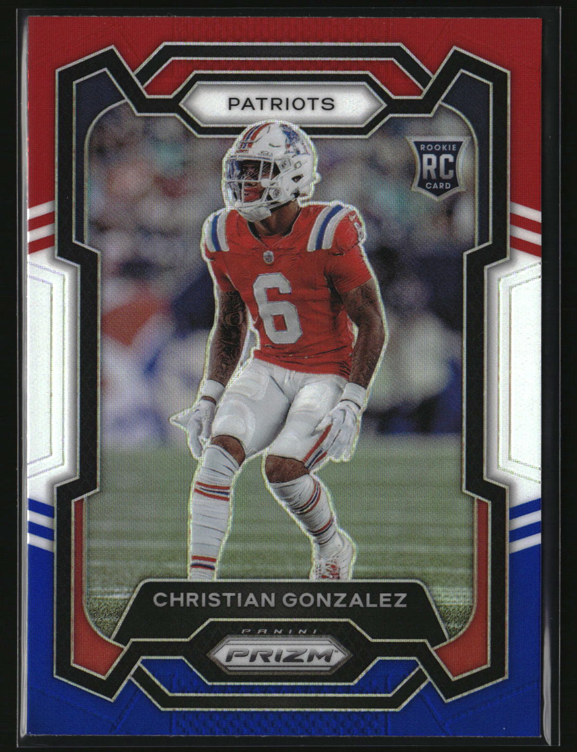 Christian Gonzalez 2023 Panini Prizm - Red White and Blue #369