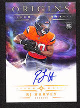 RJ Harvey 2025 Panini Origins Rookie Autographs #RA-RJH