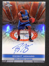 Dwight Howard 2025-26 Topps Chrome Autograph Issue Orange Refr #TAU-DH #/25