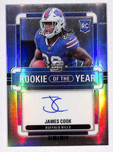 James Cook 2022 Contenders Optic Rookie of the Year Contenders #ROY-JC #/75
