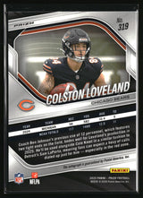 Colston Loveland 2025 Panini Prizm Prizm Rookie Autographs Pink #319