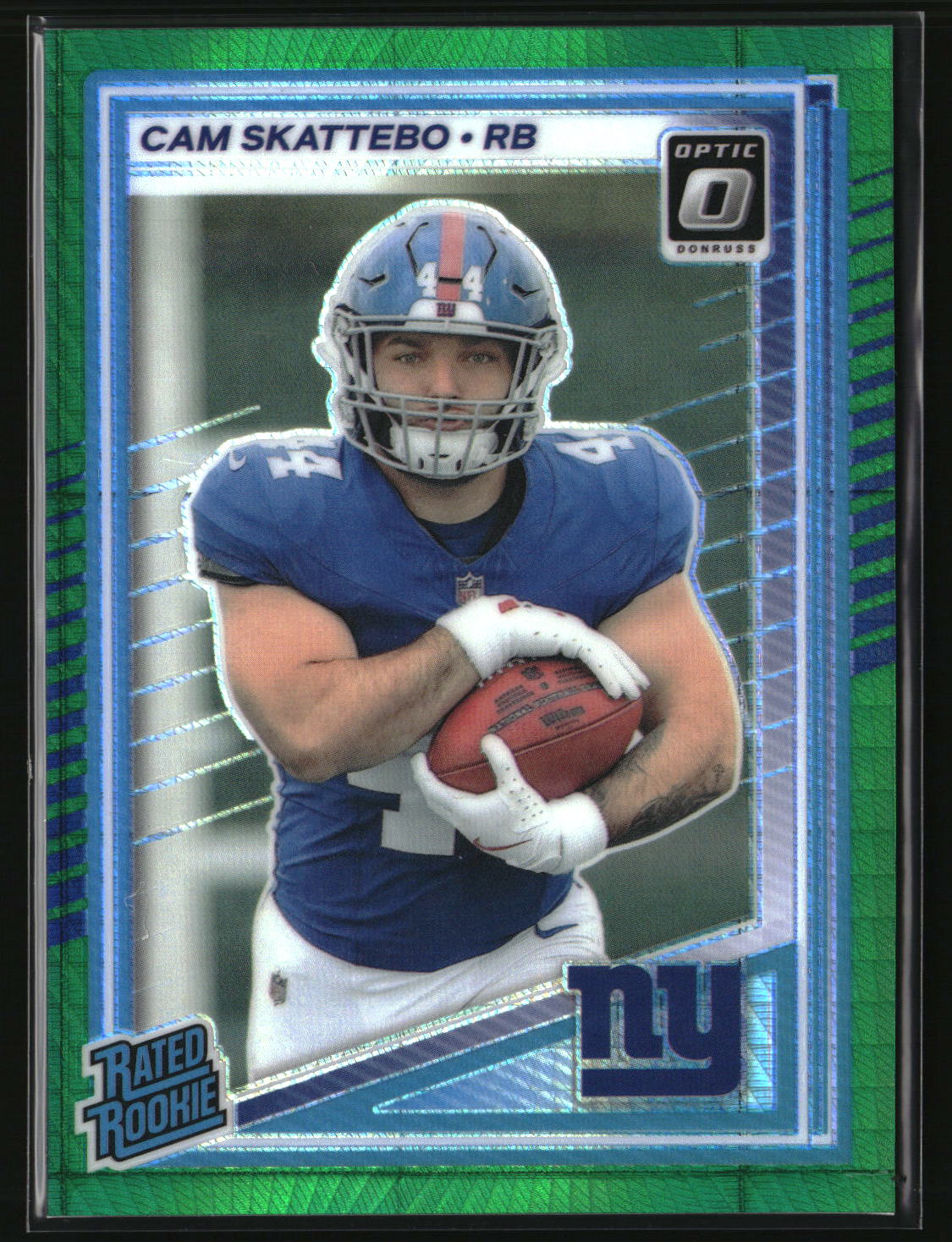Cam Skattebo 2025 Donruss Optic Green Hyper #228