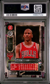 Michael Jordan 1997-98 Metal Universe #23 PSA 6