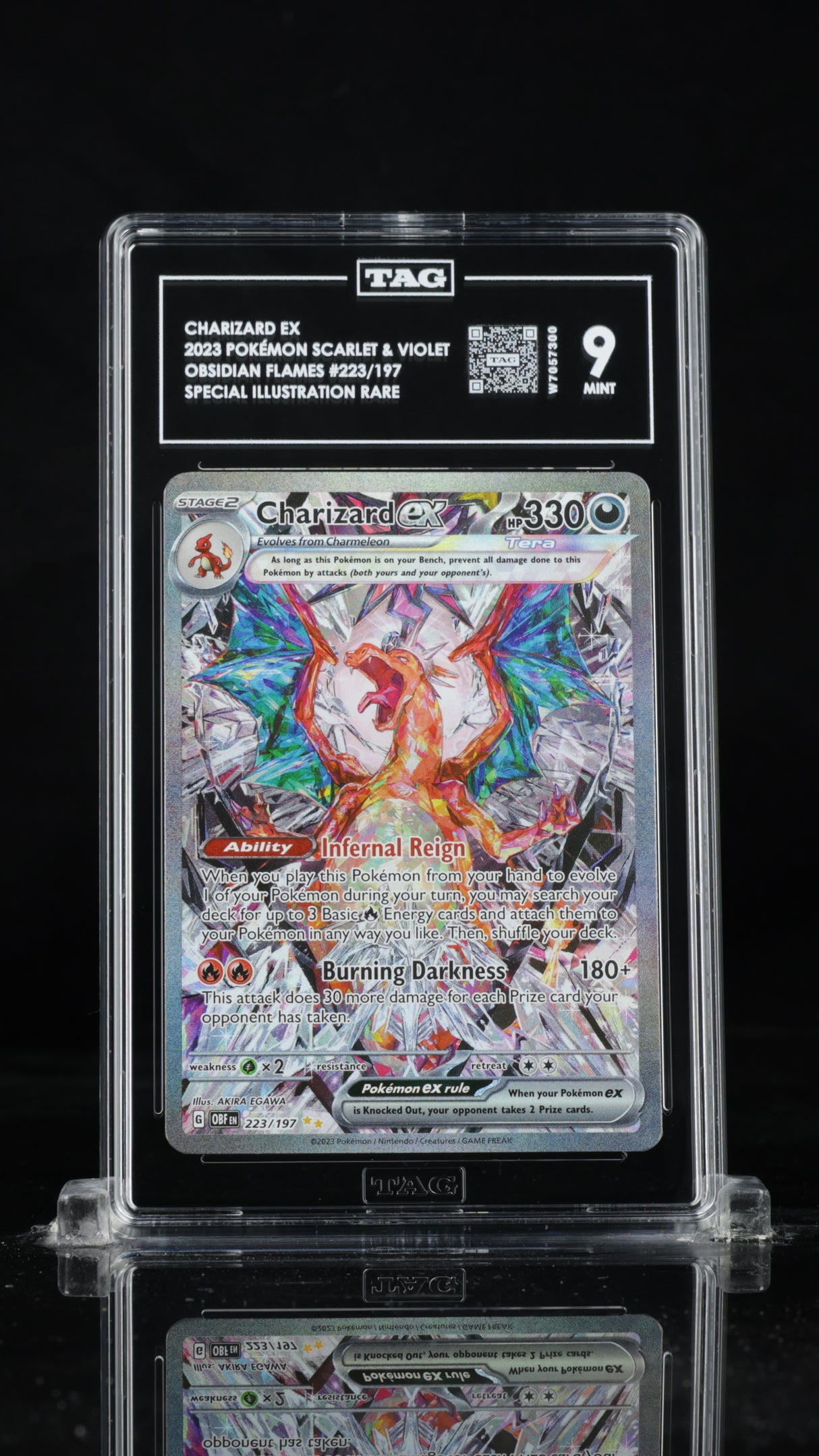 Charizard ex SV03: Obsidian Flames #223/197 TAG 9