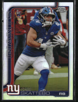 Cam Skattebo 2025 Topps Chrome Topps Refractor #331