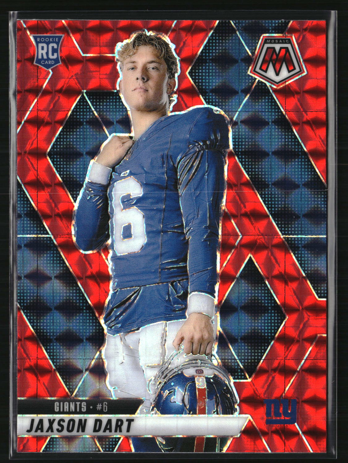 Jaxson Dart 2025 Panini Mosaic Mosaic Red #288