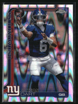 Jaxson Dart 2025 Topps Chrome Ray Wave Refractor #306