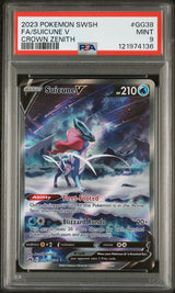 Suicune V SWSH: Crown Zenith: Galarian Gallery #GG38/GG70 PSA 9