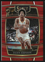 Jalen Johnson 2021-22 Panini Select Red Prizms #17 #/199