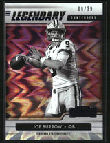 Joe Burrow 2021 Contenders Draft Legendary Contenders Blue Explosion #12 #/39
