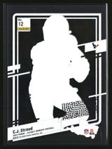 C.J. Stroud 2023 Clearly Donruss The Rookies Red #12 #/100