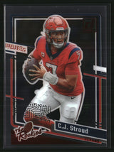 C.J. Stroud 2023 Clearly Donruss The Rookies Red #12 #/100