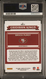 Brock Purdy 2022 Donruss Optic Rookie Gridiron Kings #RGK-2 PSA 10