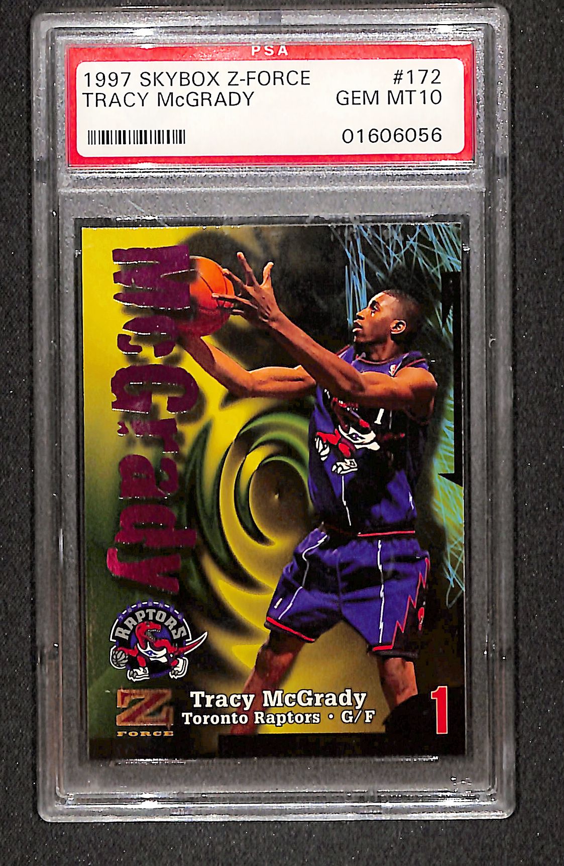 Tracy McGrady 1997-98 SkyBox Z-Force #172b PSA 10