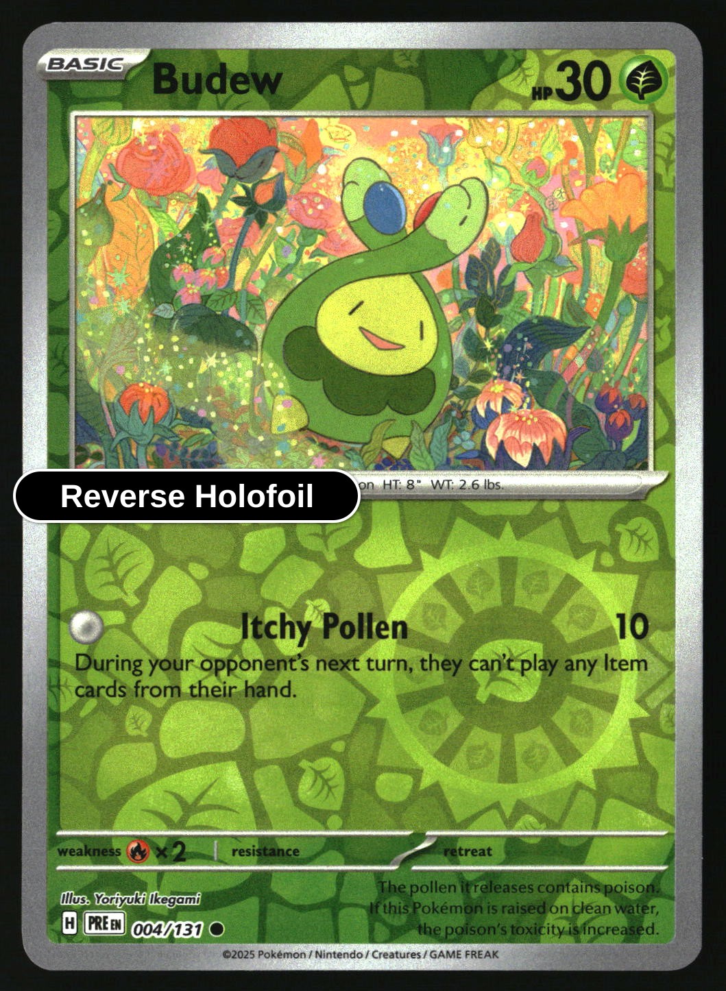 Budew - 004/131 - [PRE - SV: Prismatic Evolutions] - Reverse Holofoil