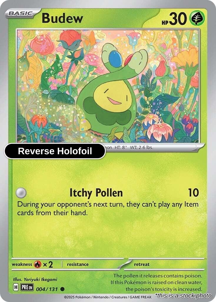 Budew - 004/131 - [PRE - SV: Prismatic Evolutions] - Reverse Holofoil